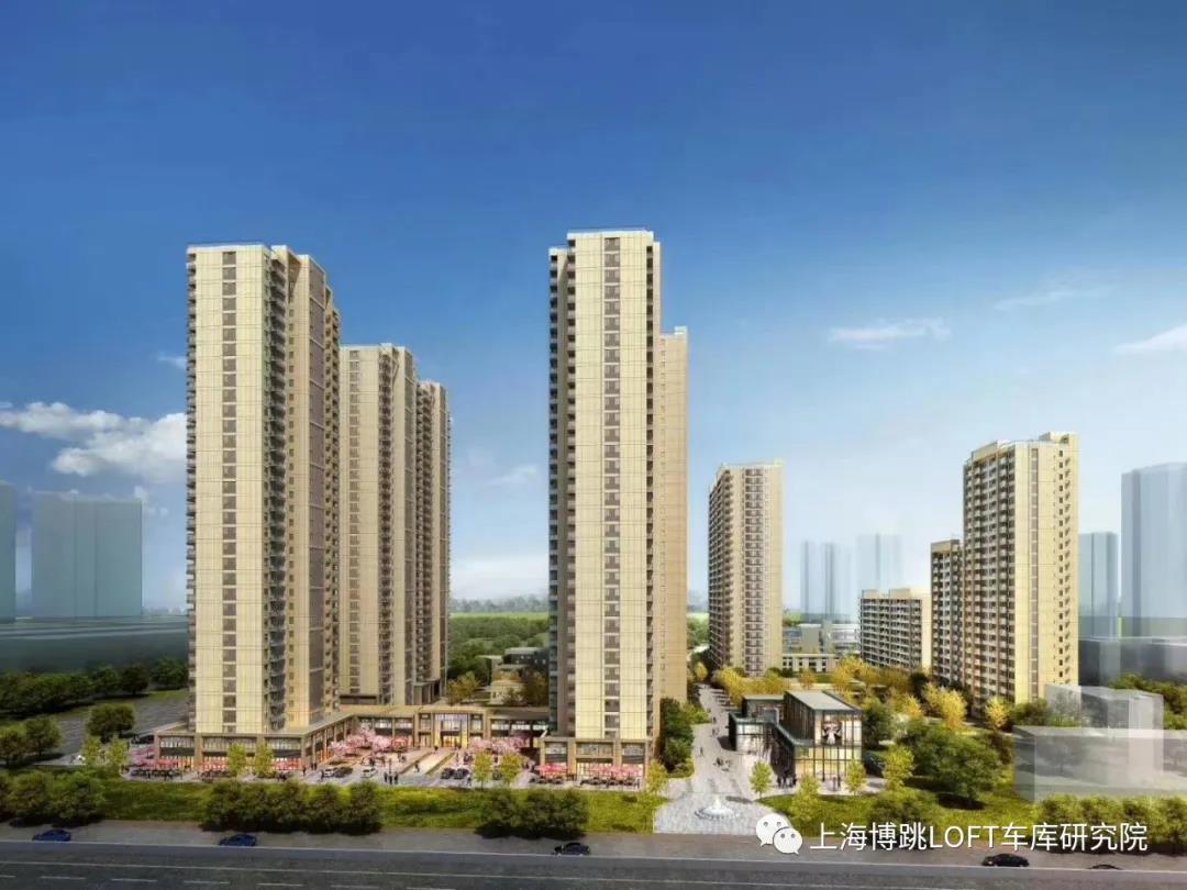 乌鲁木齐采用了LOFT车库武汉当代集团春风十里项目现已结构封顶！
